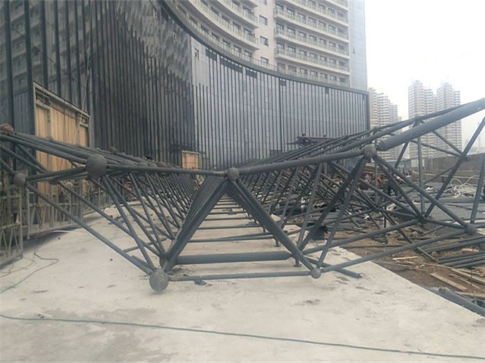 台湾万豪酒店雨棚网架